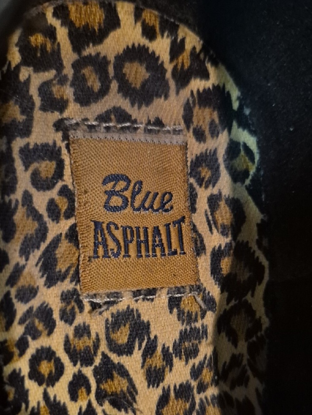 Asphalt Black Platform Mary Jane Heels with Leopard Insole - Picture 2 of 11
